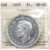 1939 Canada Dollar ICCS Certified MS60