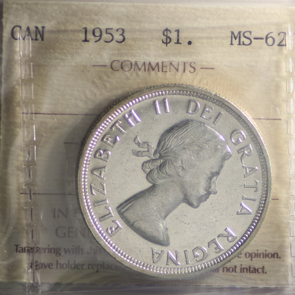 1953 SF Canada Dollar ICCS Certified MS62