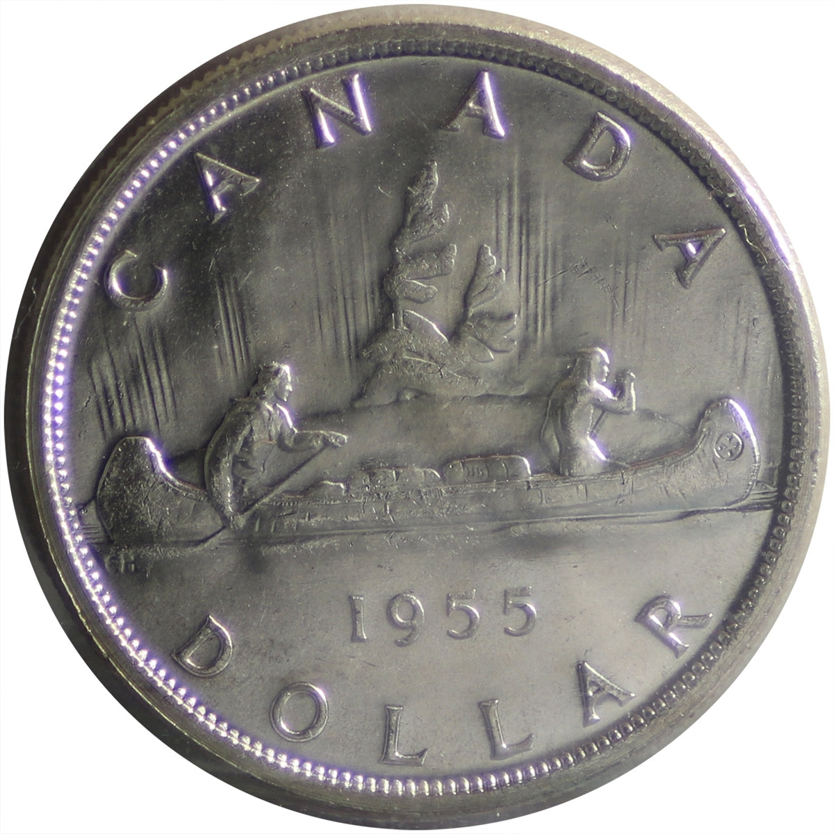 1955 Canada Dollar ICCS Certified MS62 Cameo