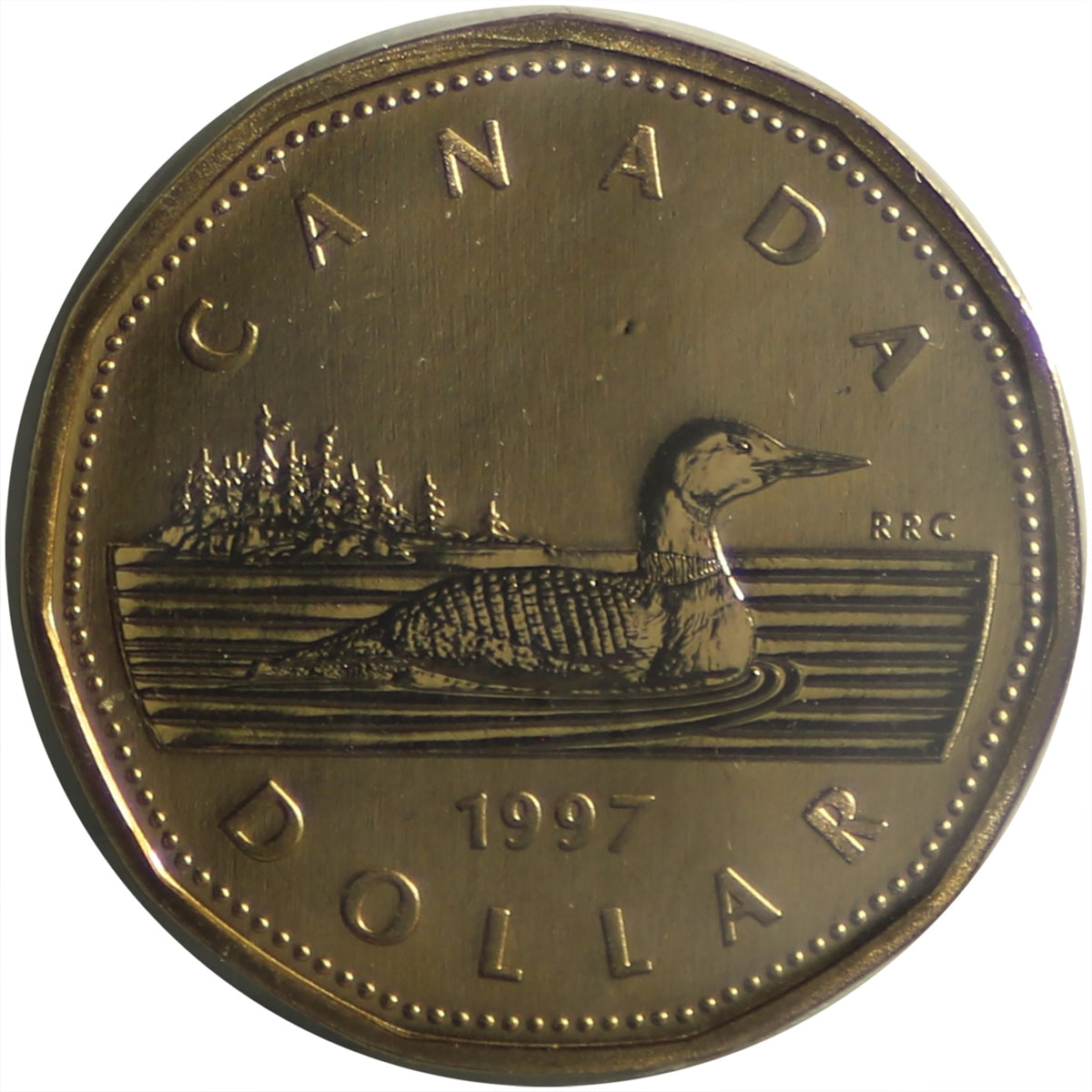 1997 Canada Loon Dollar ICCS Certified SP67