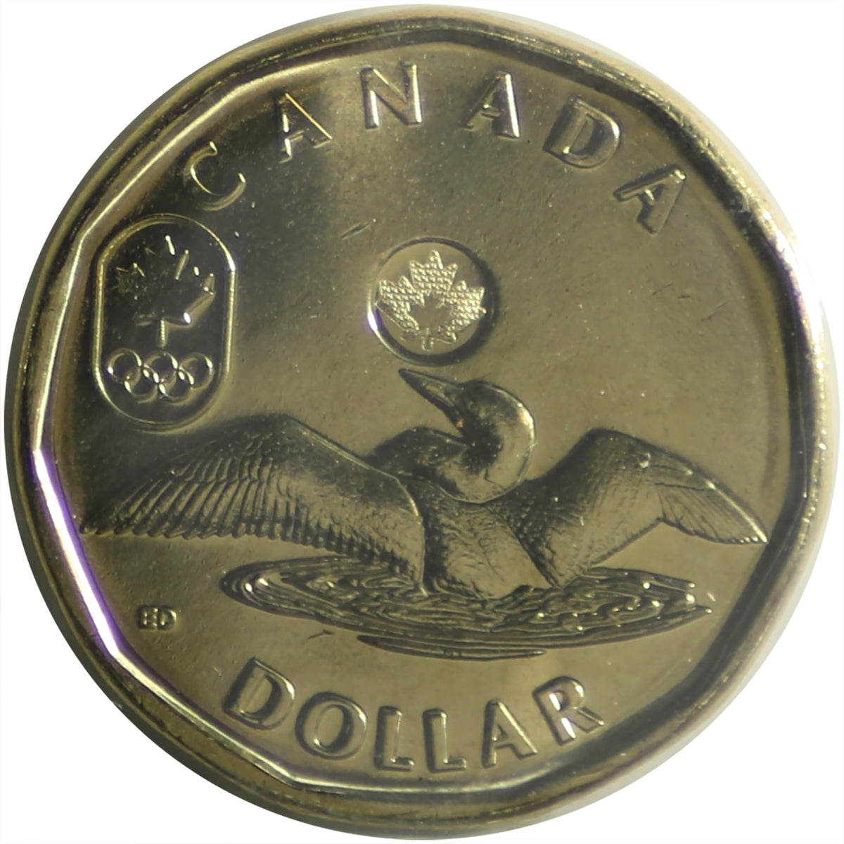 2014 Canada Olympic Loon Dollar ICCS Certified MS64