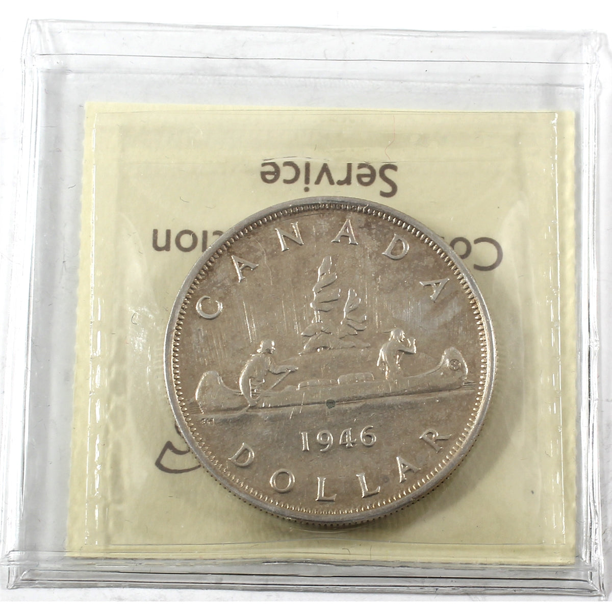 1946 Canada Dollar ICCS Certified VF20