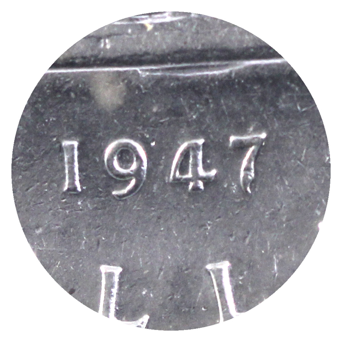 1947 Pointed 7; Quadruple HP Canada Dollar ICCS Certified VF20