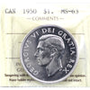 1950 SWL Canada Dollar ICCS Certified MS63