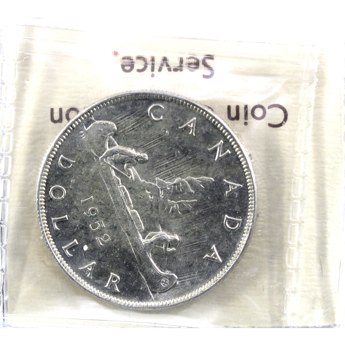 1952 No Water Lines Canada Dollar ICCS Certified MS62