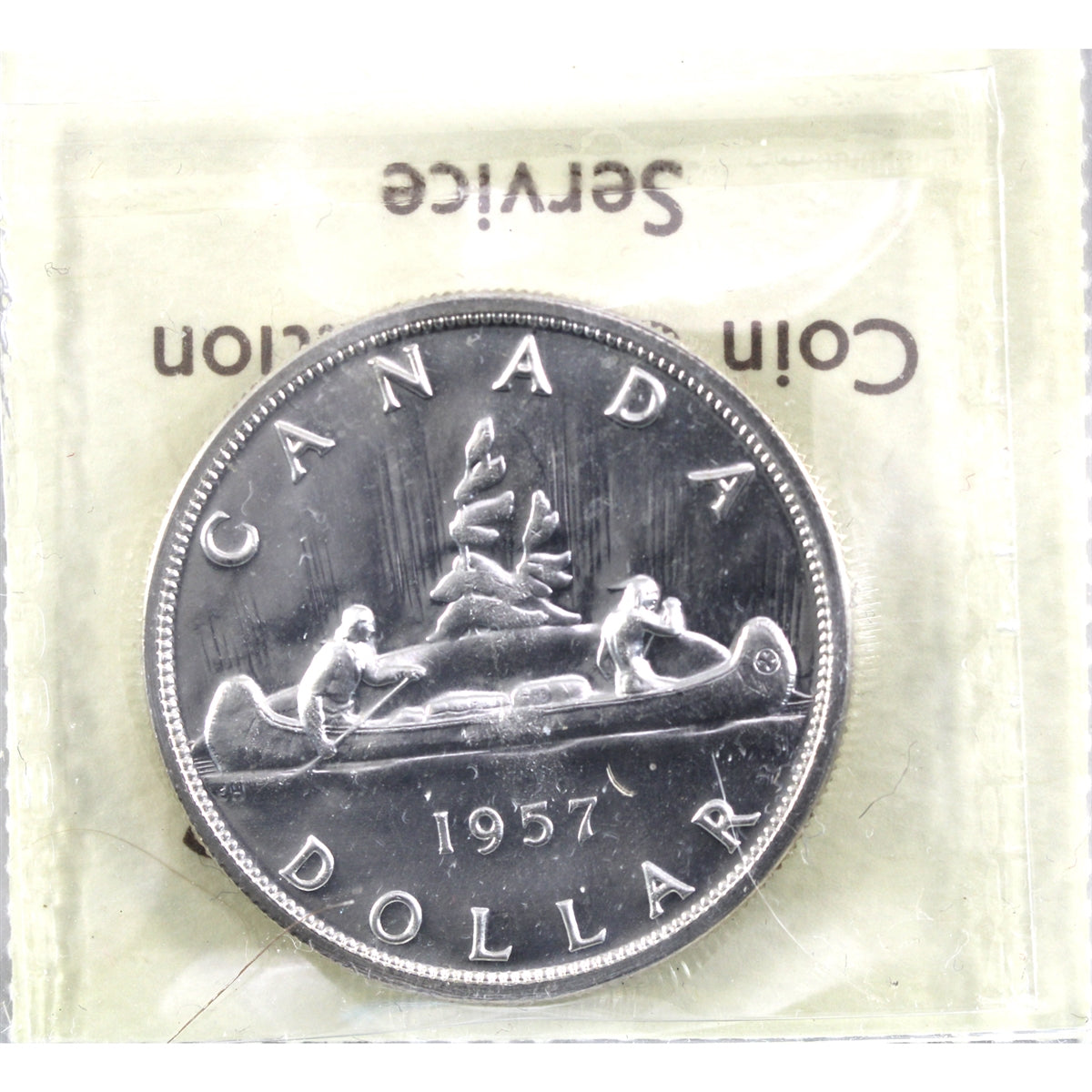 1956 Canada Dollar ICCS Certified PL64