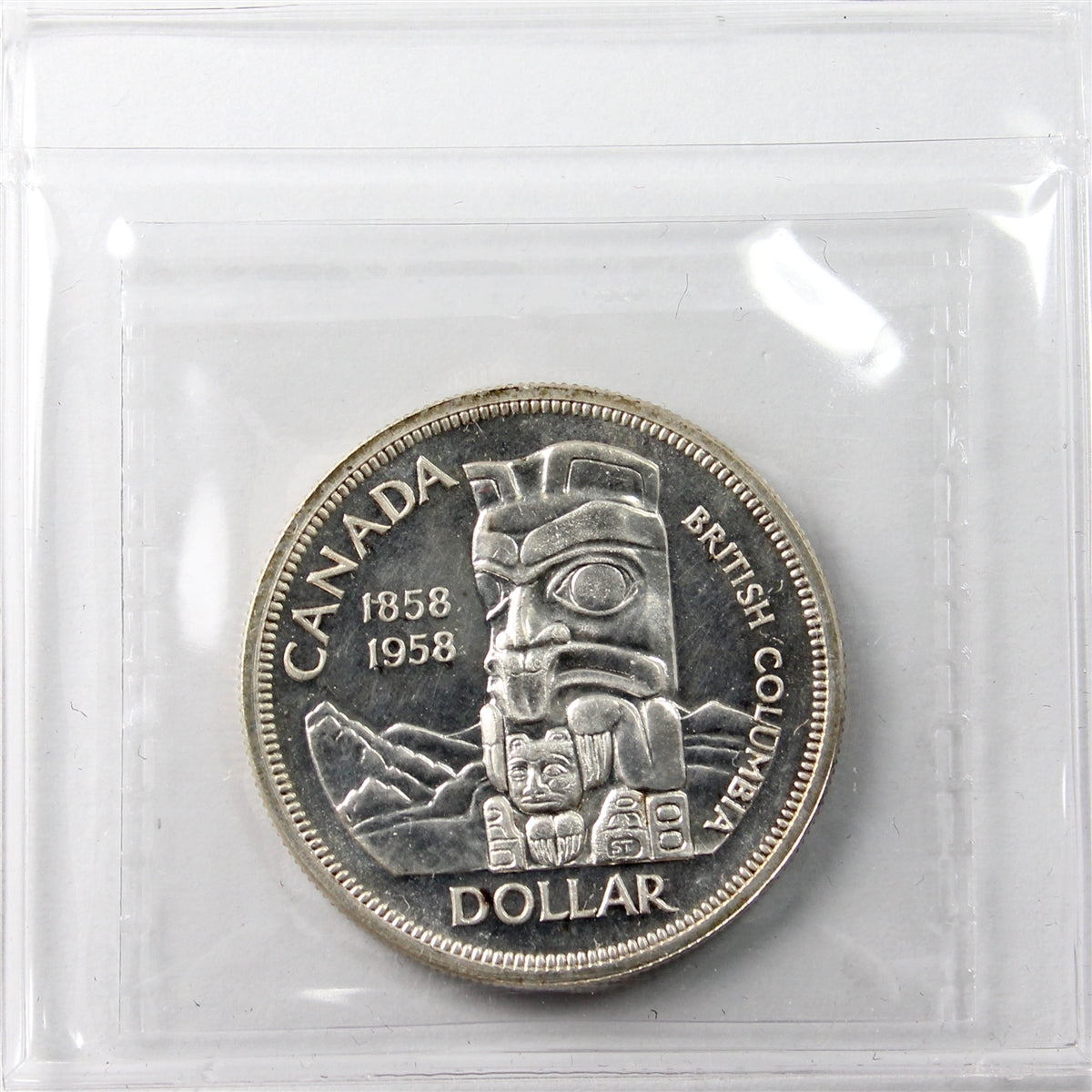 1958 Canada Dollar ICCS Certified PL65