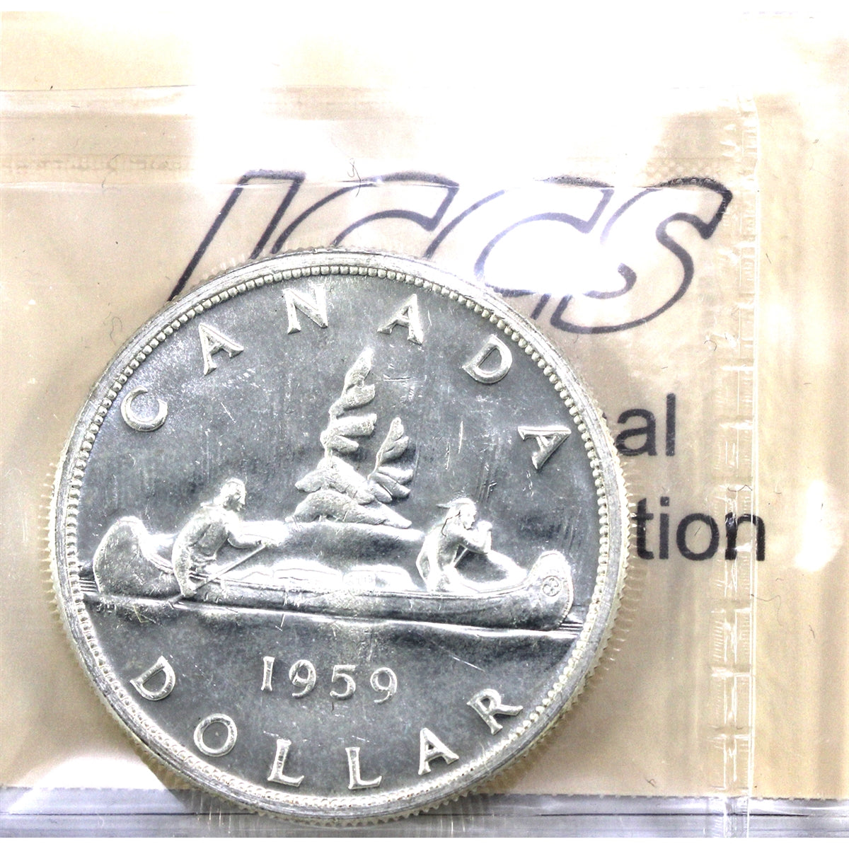 1959 Canada Dollar ICCS Certified MS64