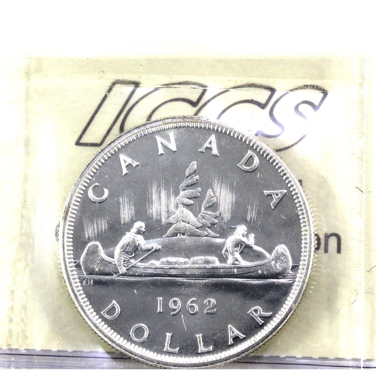 1962 Canada Dollar ICCS Certified PL-66 Heavy Cameo