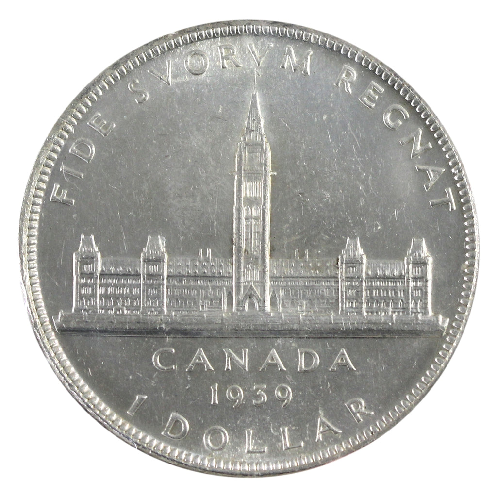 1939 Canada Dollar UNC+ (MS62) Cameo