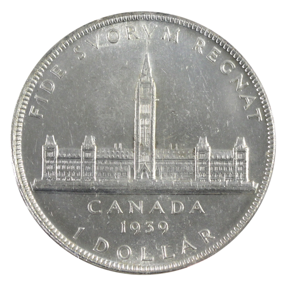 1939 Canada Dollar UNC+ (MS62) Cameo