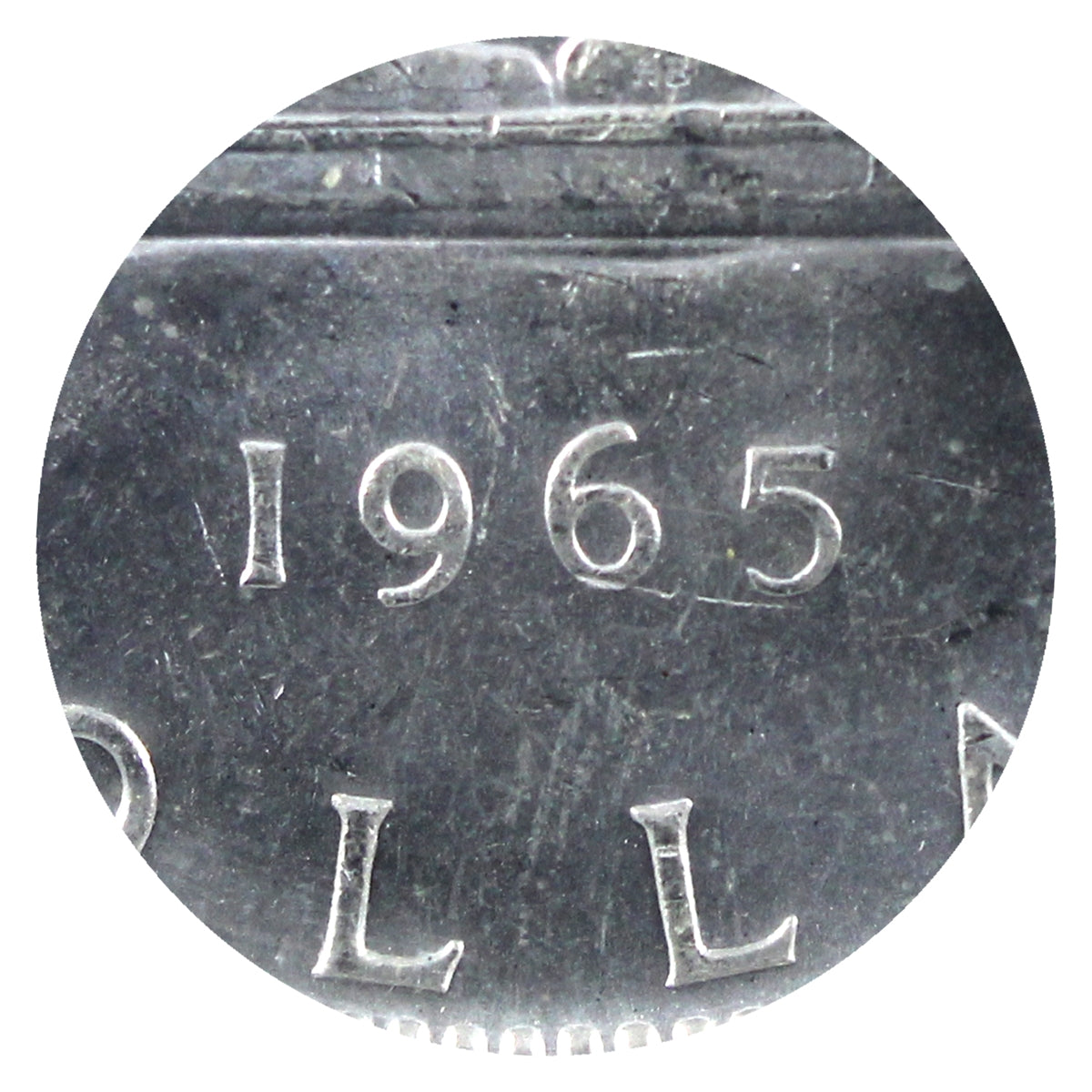 1965 Small Beads Ptd. 5 (Type 1) Canada Dollar ICCS Certified MS63
