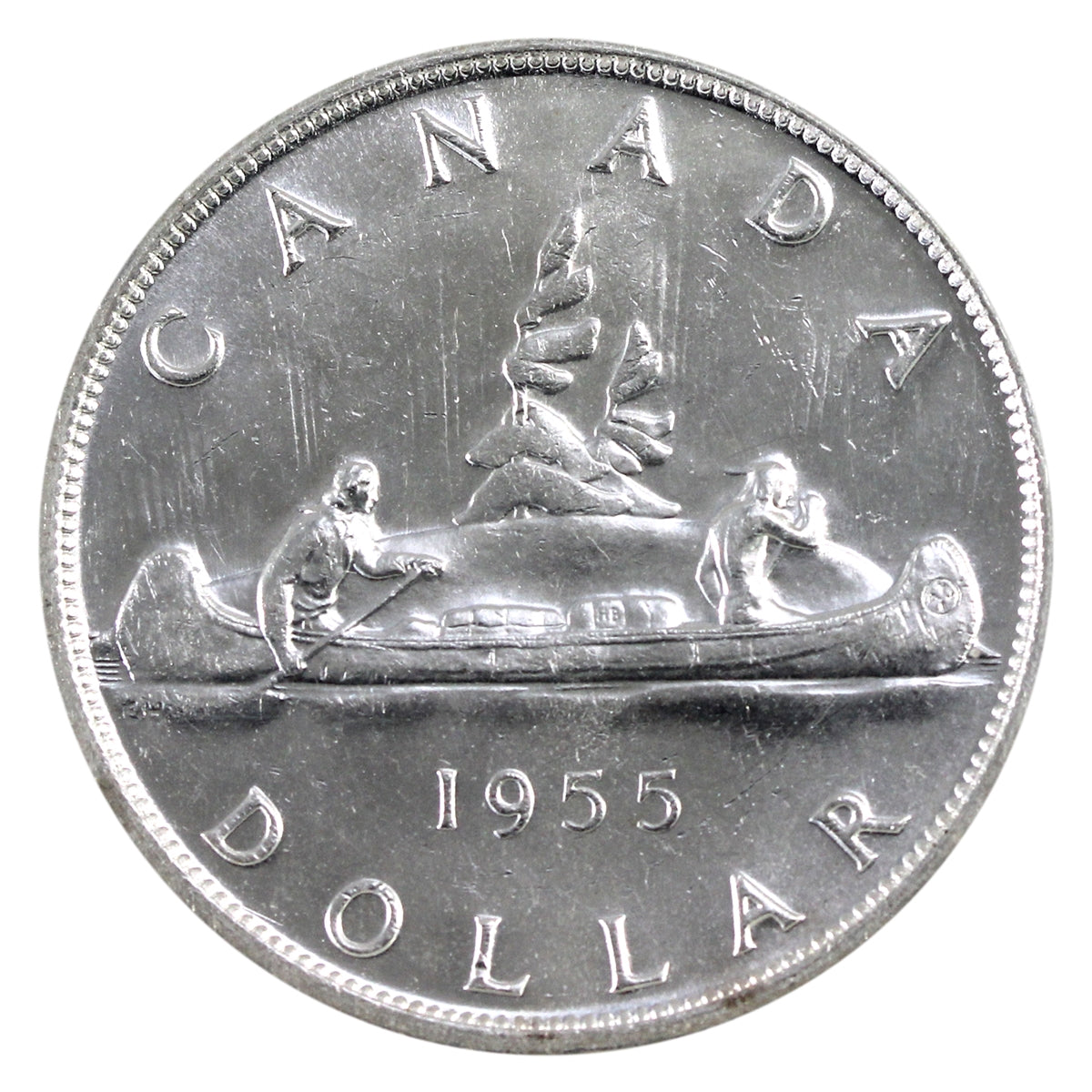 1955 SWL Canada Dollar AU-UNC (AU55)