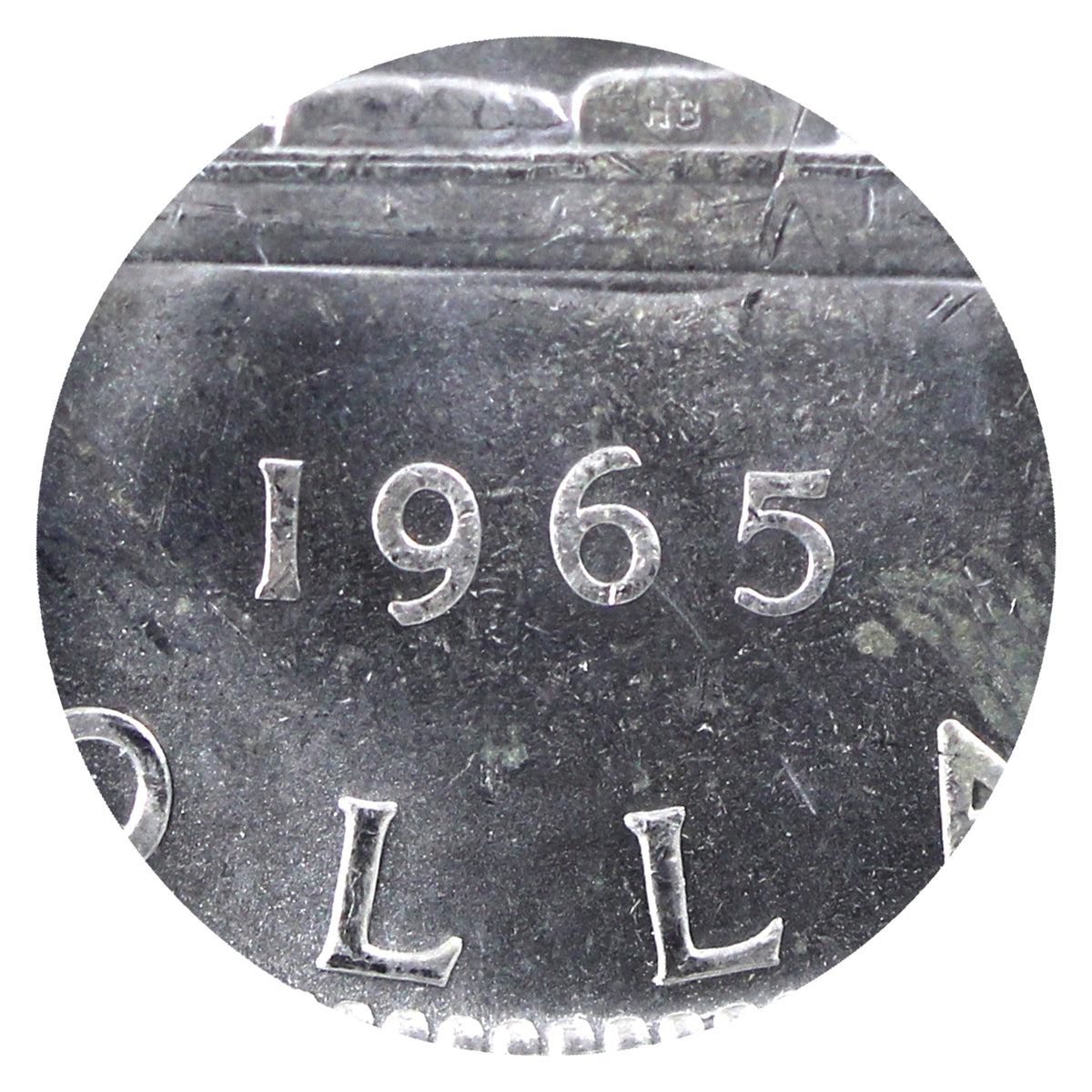 1965 Small Beads Blunt 5 (Type 2) Canada Dollar ICCS Certified MS64