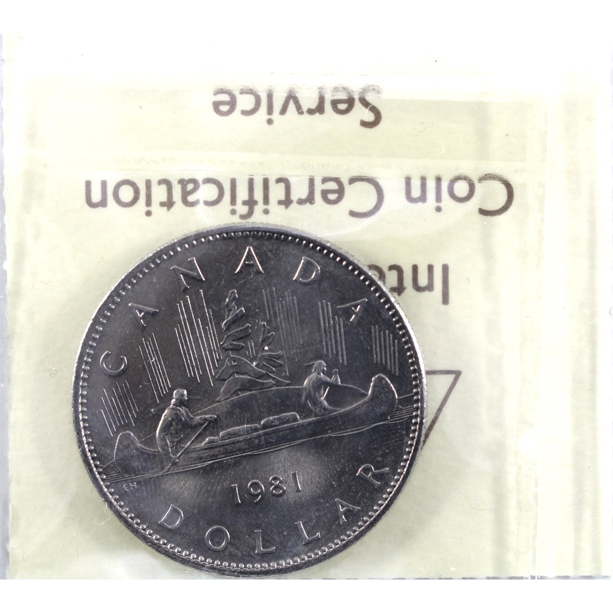 1981 Canada Nickel Dollar ICCS Certified MS65