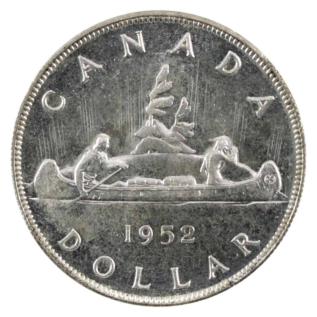 1952 NWL Canada Dollar Choice Brilliant Uncirculated (MS64)