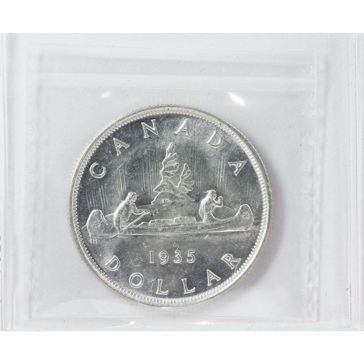 1935 Double Voyageur Canada Dollar ICCS Certified MS64
