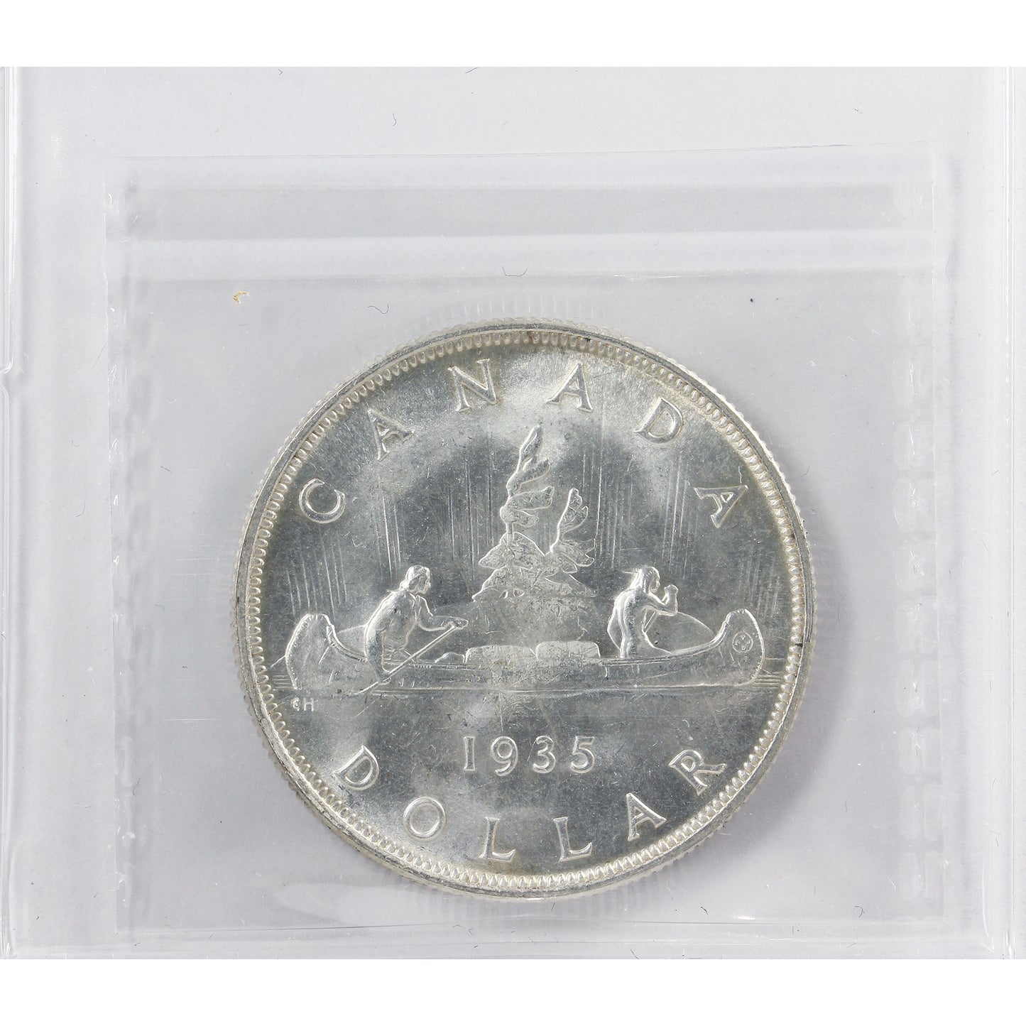 1935 Double XXV Canada Dollar ICCS Certified MS64 (XMY 606)