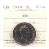 2000W Canada Loon Dollar ICCS Certified MS64 NBU