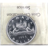 1965 Small Beads Ptd. 5 (Type 1) Canada Dollar ICCS PL65 Ultra Heavy Cameo