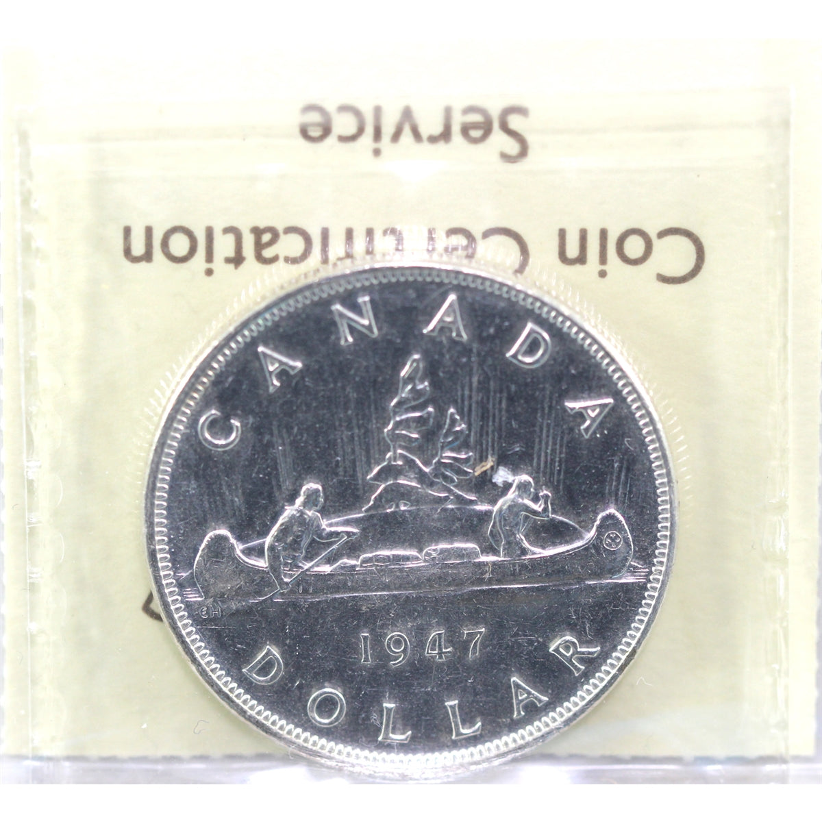 1947 Blunt 7 Canada Dollar ICCS Certified VF30