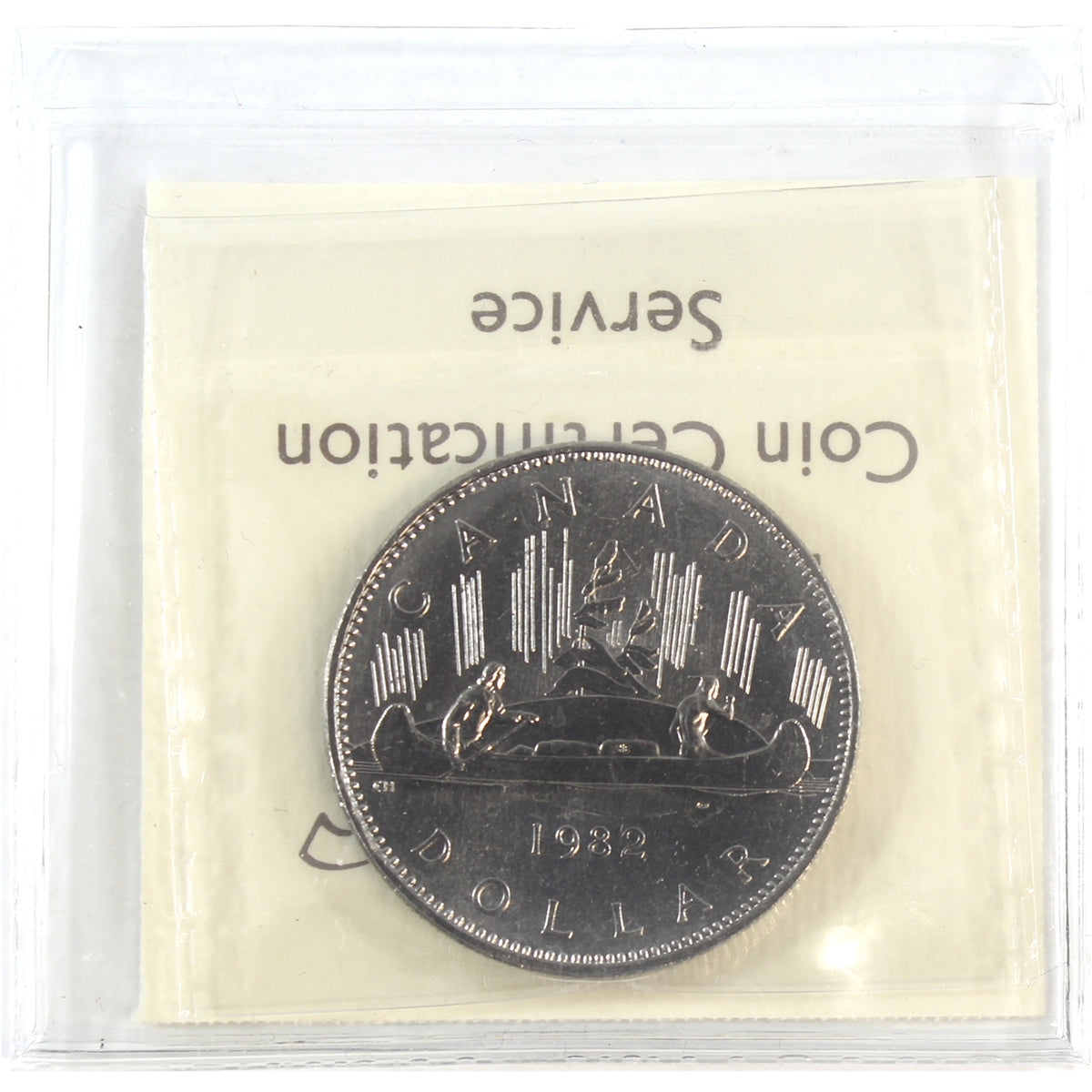 1982 Voyageur Canada Nickel Dollar ICCS Certified MS64
