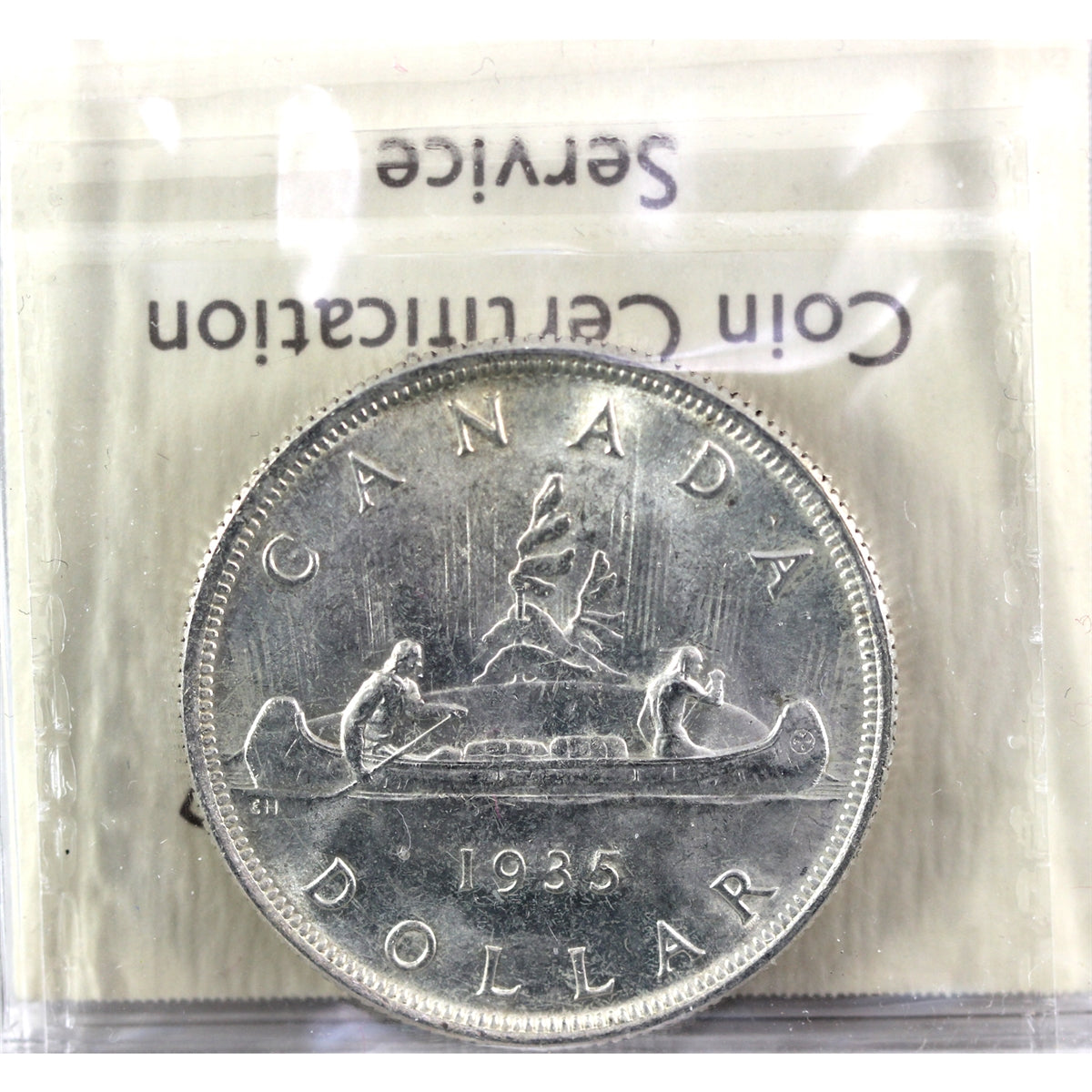 1935 Canada Dollar ICCS Certified MS64 (XAM 024)