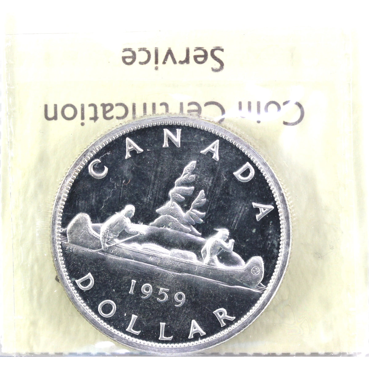 1959 Canada Dollar ICCS Certified PL66