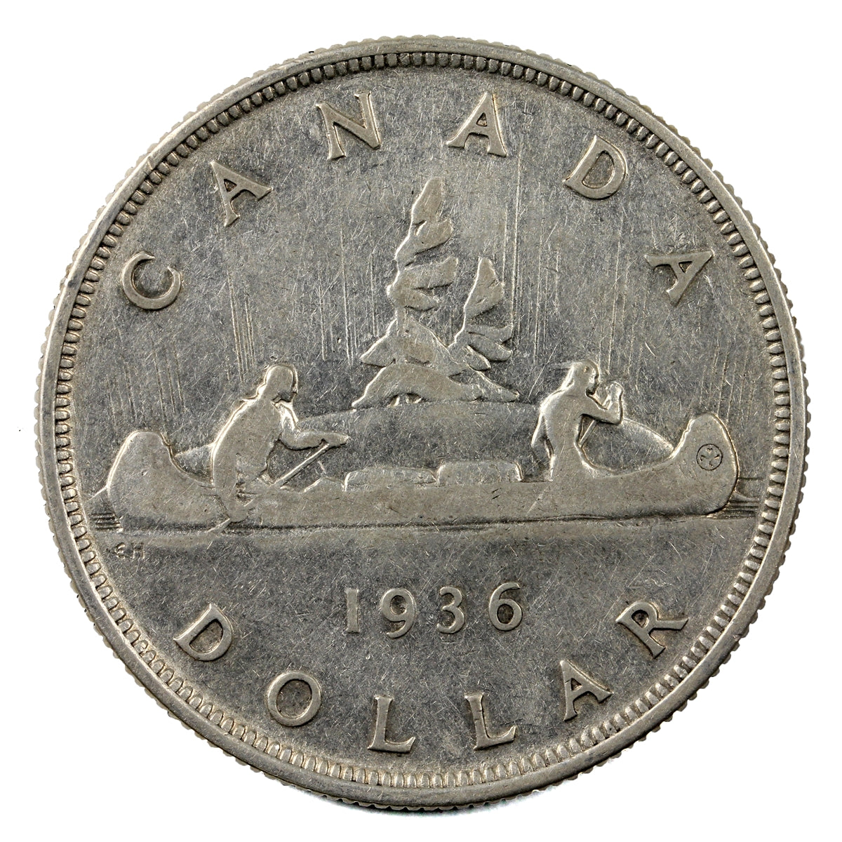 1936 Canada Dollar Fine (F12)
