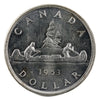 1953 NSS Canada Dollar AU-UNC Cameo (AU55)