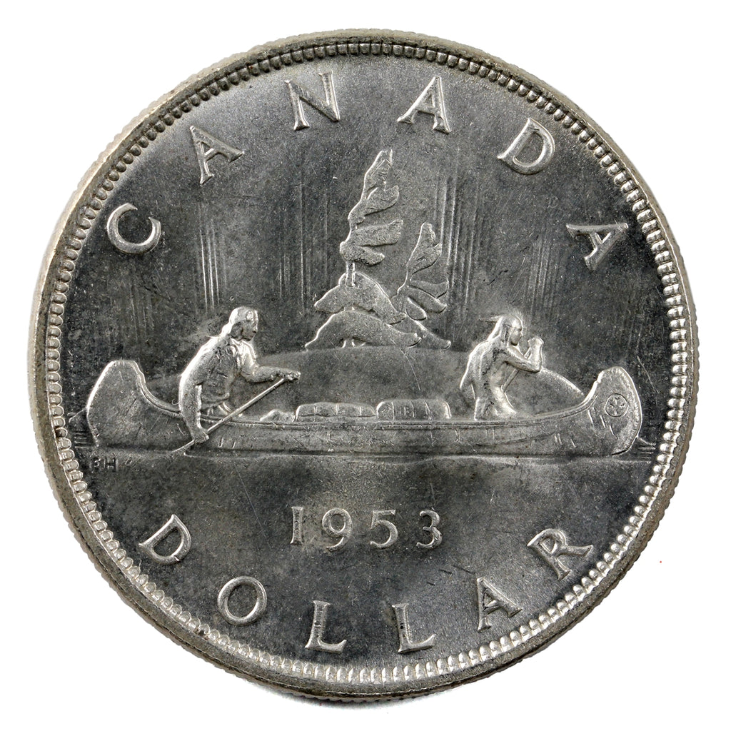 1953 SS Canada Dollar UNC+ Cameo (MS62)