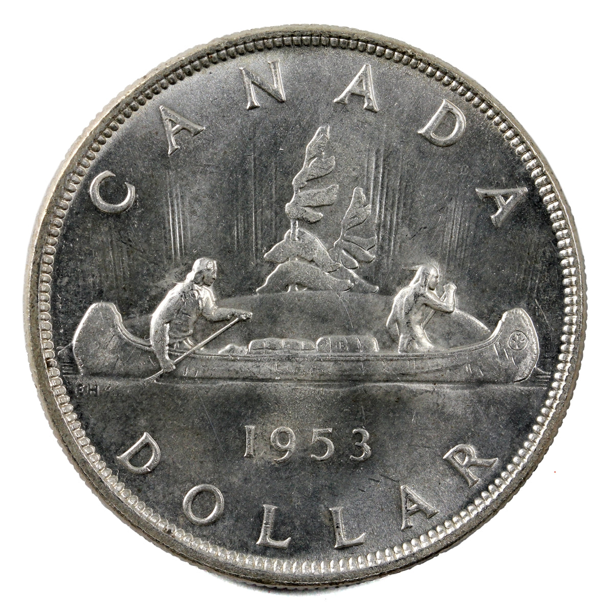 1953 SS Canada Dollar UNC+ Cameo (MS62)