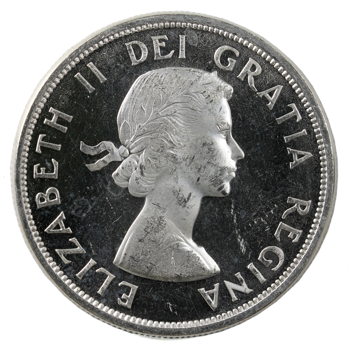 1963 Canada Dollar UNC+ Cameo (MS62)