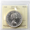 1954 Canada Dollar ICCS Certified PL64