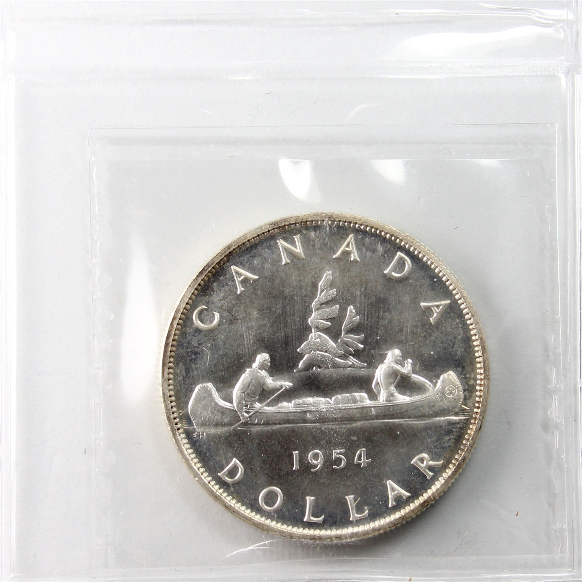 1954 Canada Dollar ICCS Certified PL64