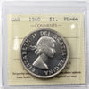 1960 Canada Dollar ICCS Certified PL-66 Cameo