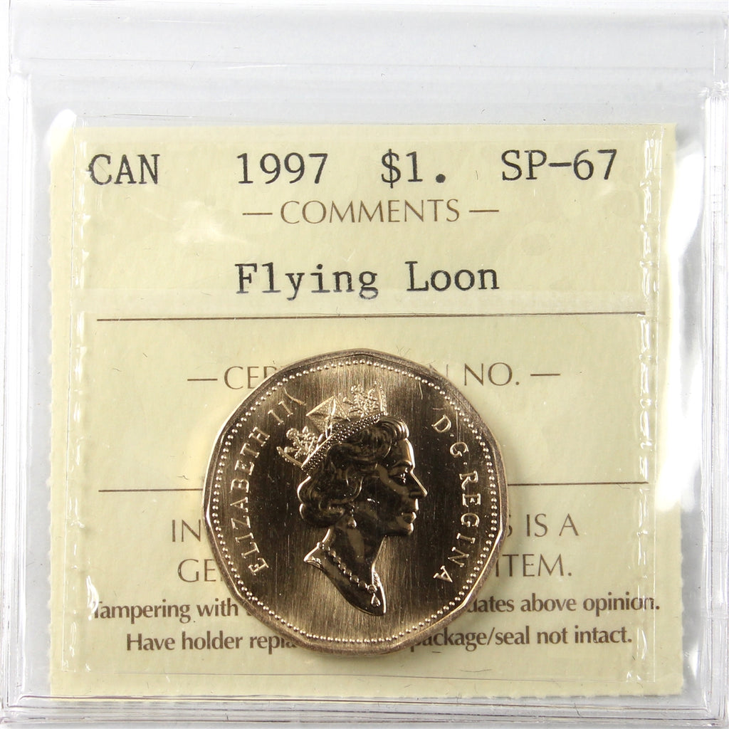 1997 Flying Loon Canada Dollar ICCS Certified SP67