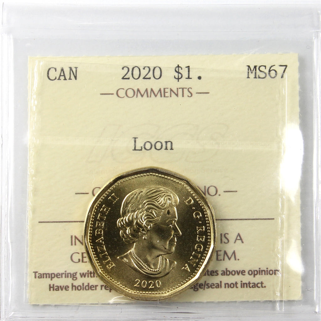 2009 Canada Loon Dollar ICCS Certified MS64