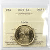 2021 Canada Loon Dollar ICCS Certified MS67