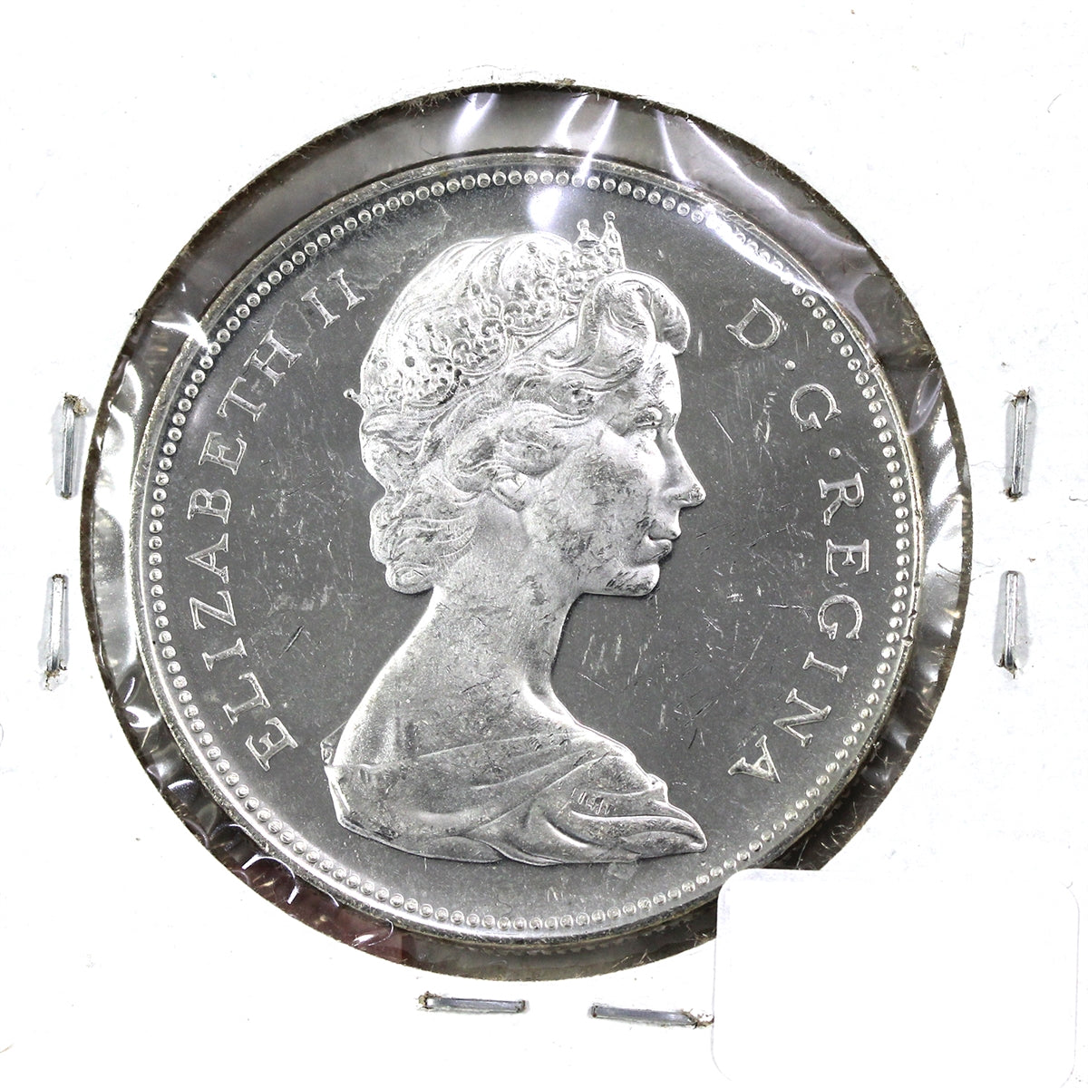1965 Large Beads Ptd. 5 (Variety 4) Canada Dollar UNC+ Cameo (MS62)
