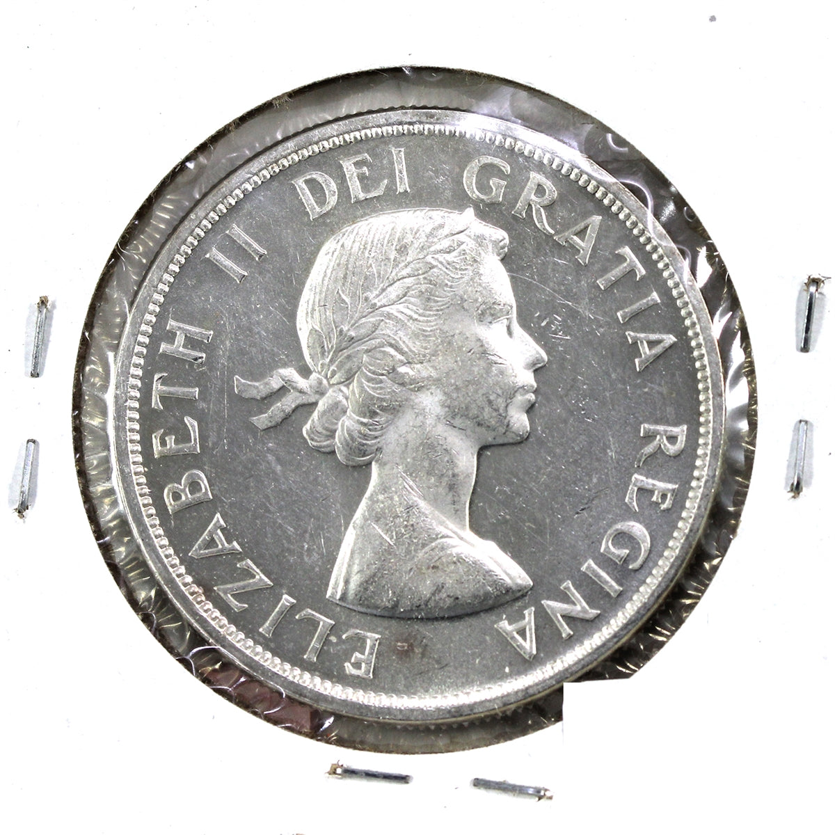 1963 Canada Dollar AU-UNC Cameo (AU55)