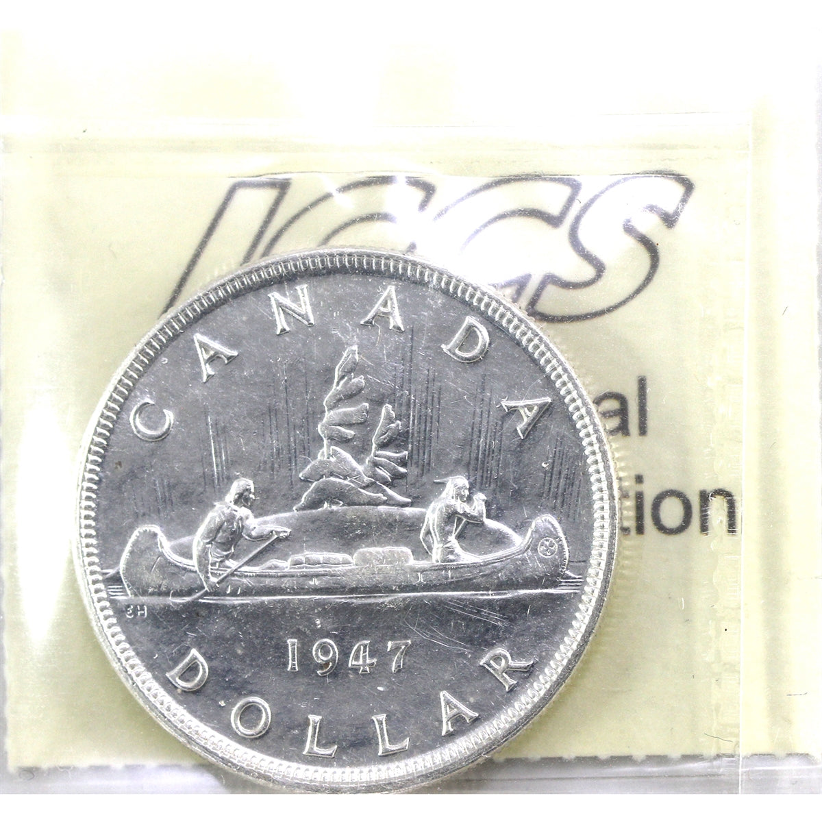1947 Blunt 7 Canada Dollar ICCS Certified MS60