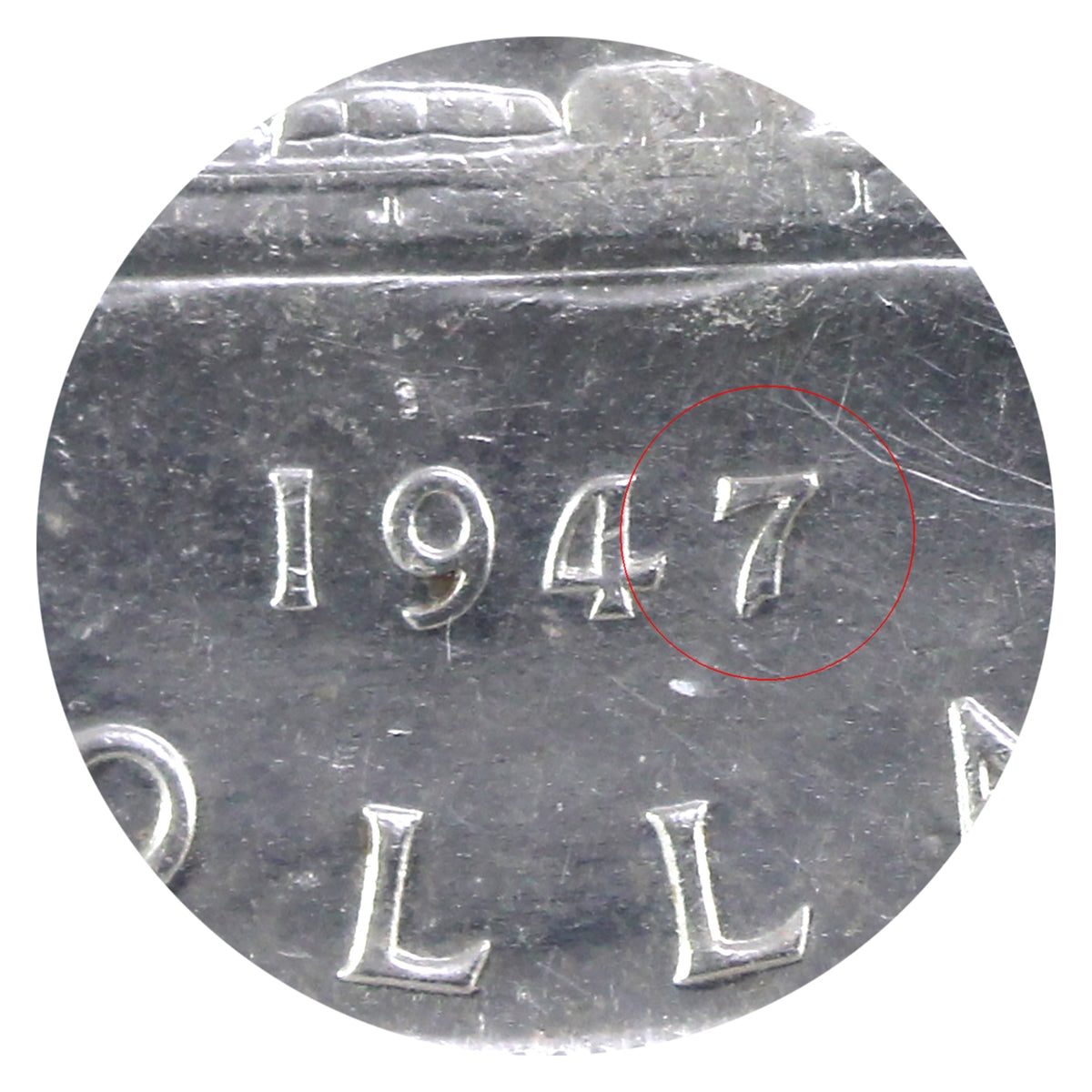 1947 Blunt 7 Canada Dollar ICCS Certified MS60