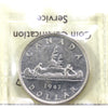 1947 Pointed 7 Quadruple Punch HP Canada Dollar ICCS Certified MS62 (XLK 028)