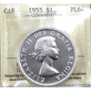 1955 Canada Dollar ICCS Certified PL64