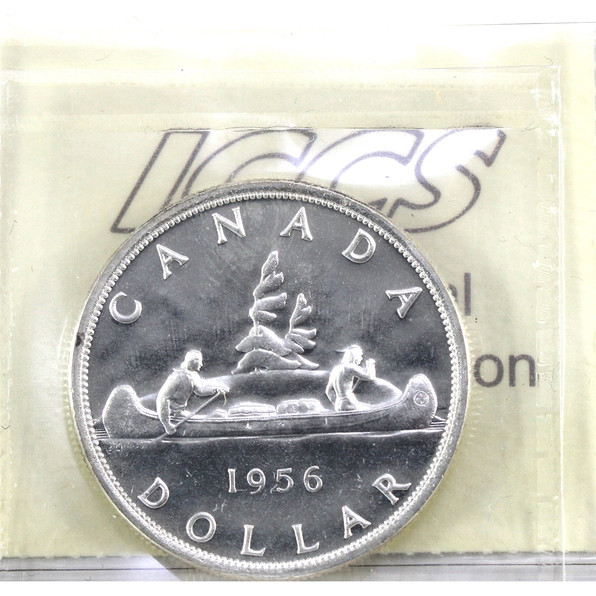 1956 Canada Dollar ICCS Certified PL64 Heavy Cameo