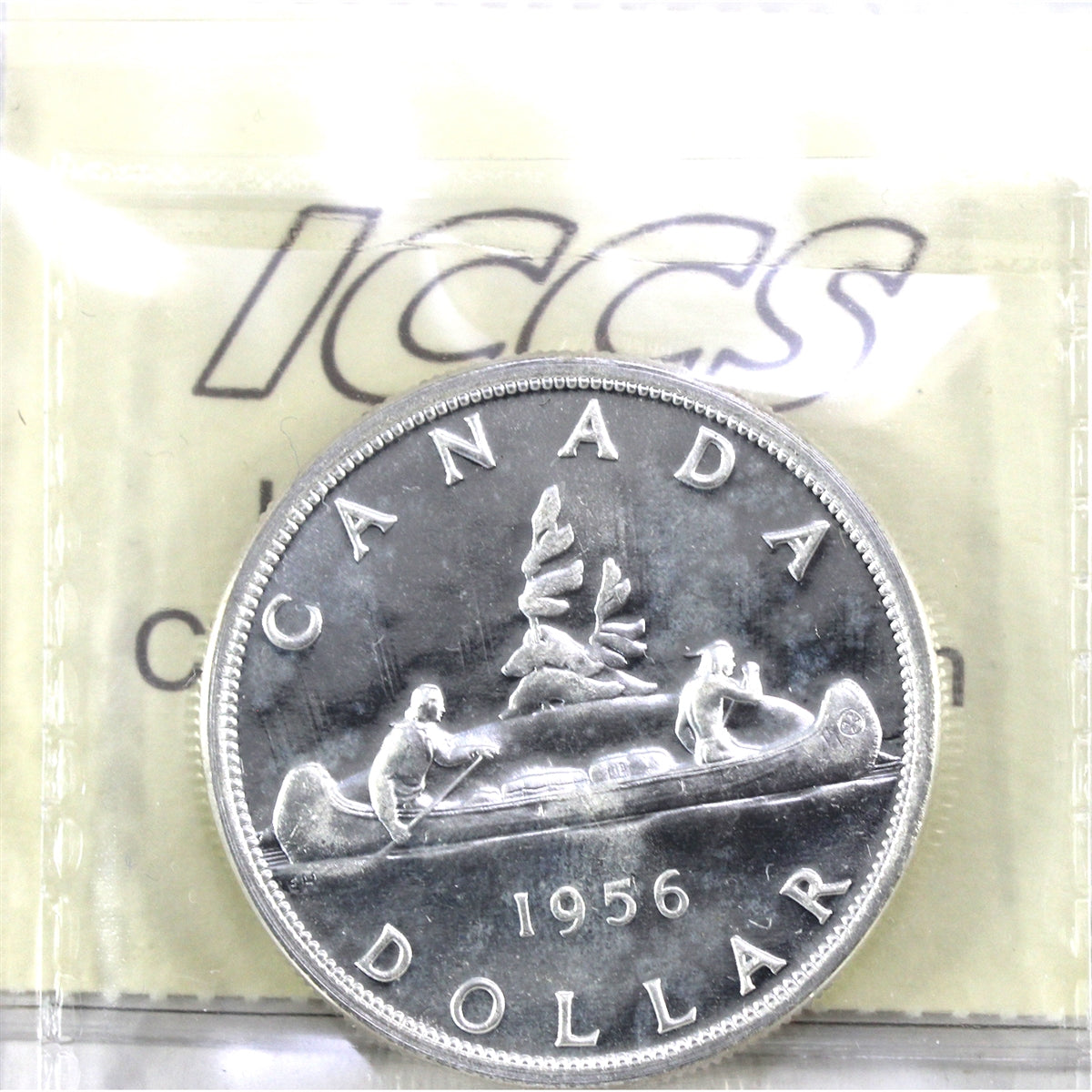 1956 Canada Dollar ICCS Certified PL65