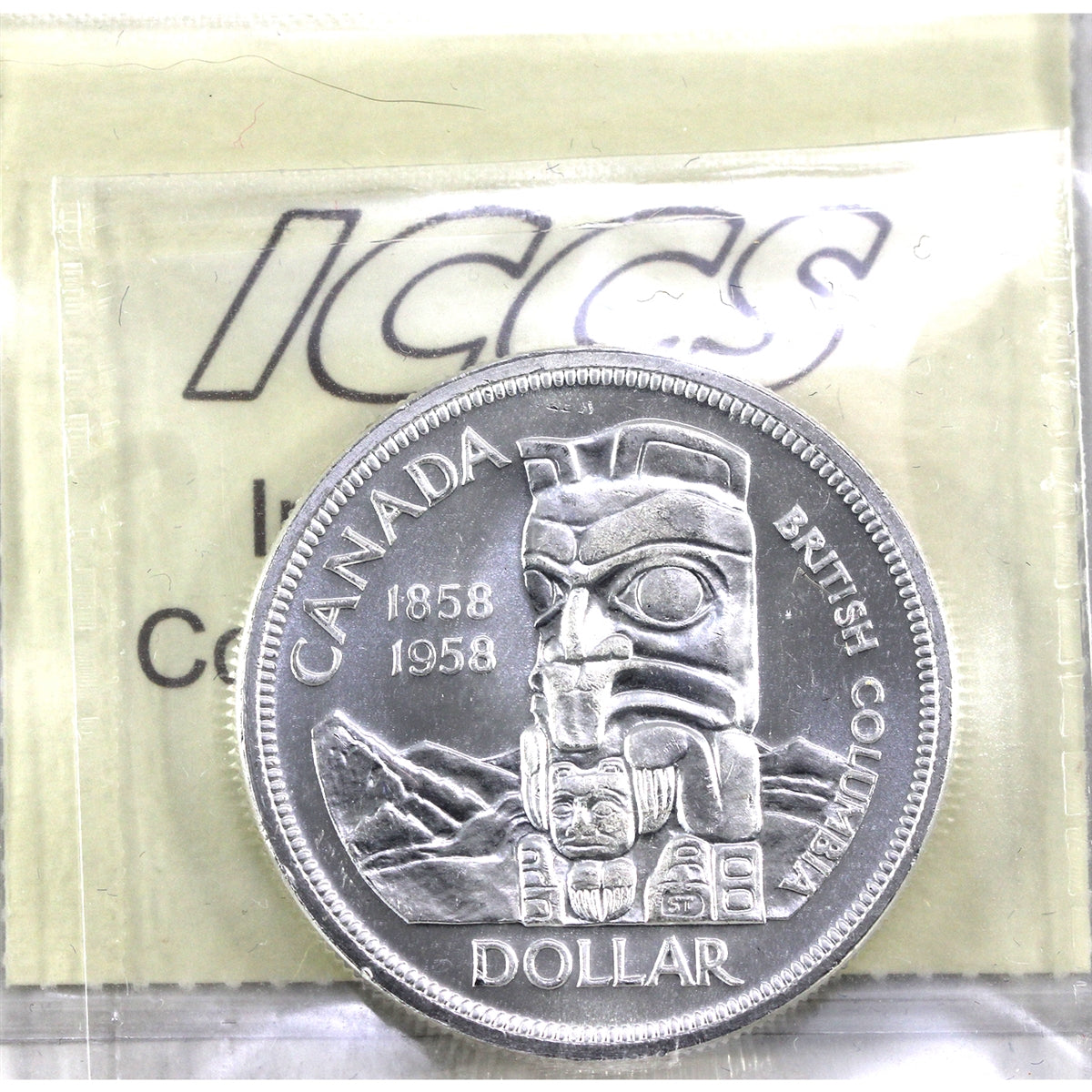 1958 Canada Dollar ICCS Certified MS64 Cameo