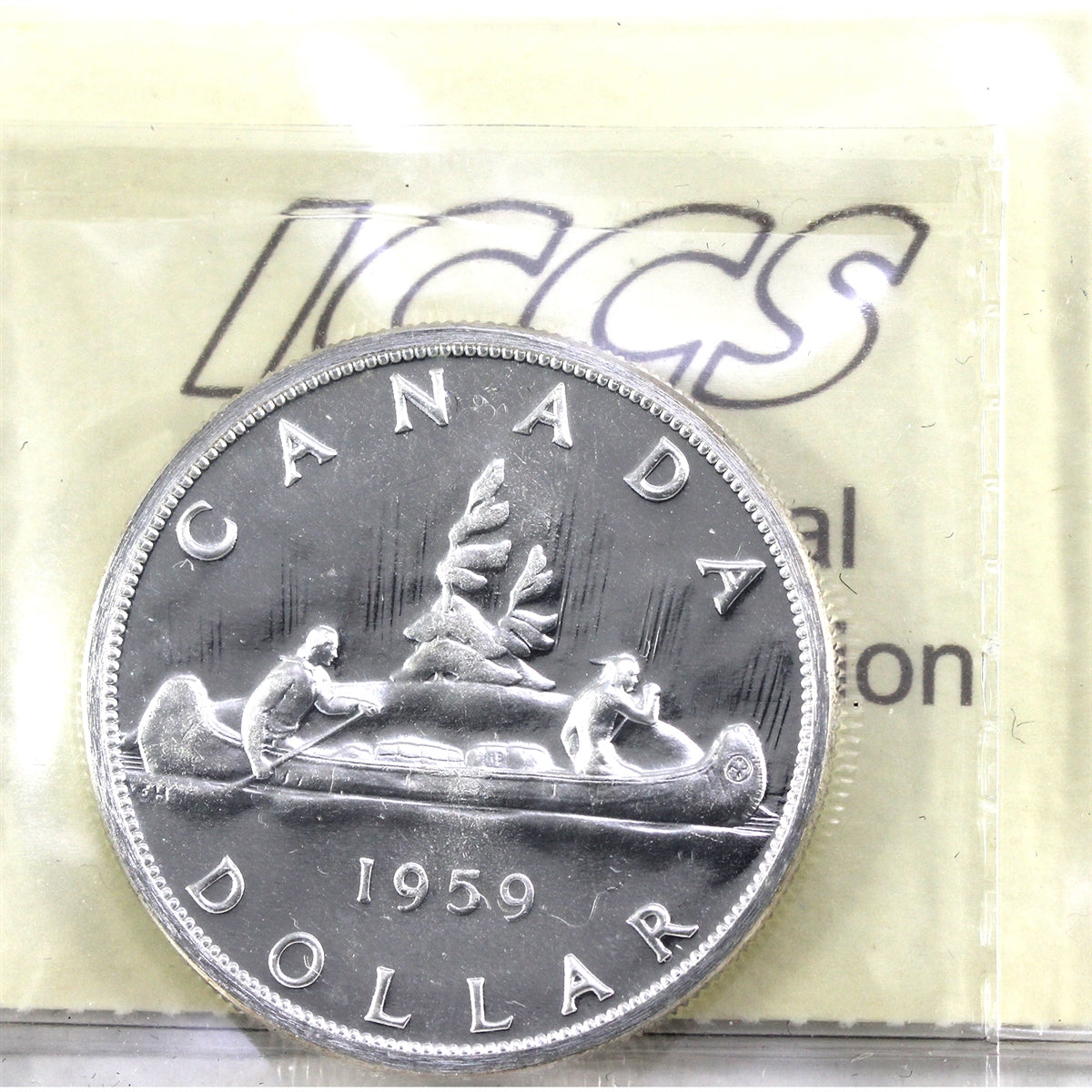 1959 Canada Dollar ICCS Certified PL66 Cameo (XSW 782)