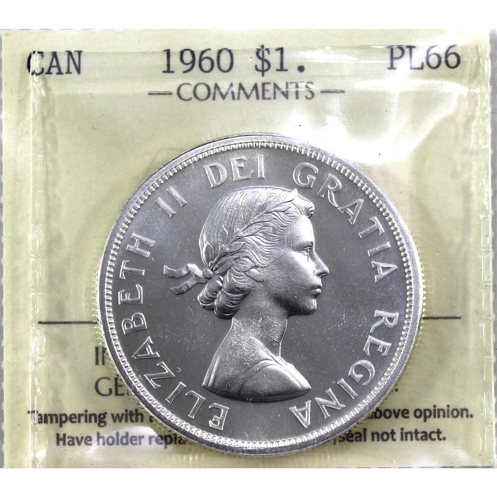 1960 Canada Dollar ICCS Certified PL66